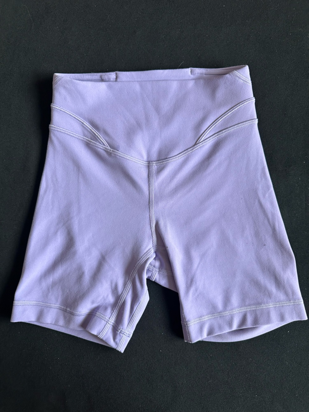 Lululemon athletica Align Curve Seam High-Rise Bike Shorts - Lavender size 0